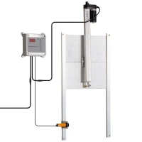 PawHut Usa automata pentru cotetul de gaini cu temporizator, senzor de lumina, senzor infrarosu(m-1)