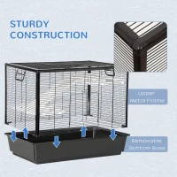 PawHut Habitat Interior pentru Animale Mici – Modular cu Accesorii(m-6)
