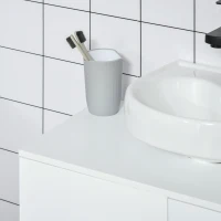 Kleankin Dulap Sub Chiuveta – Modern, cu Piedestal & Usi Duble(m-8)