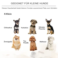 PawHut Huisdierenbank hondenbank kattenbank zacht rugleuning metalen poten grijs(m-7)