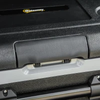 Outsunny Geleira Elétrica de Compressor Portátil 45L Geleira de Carro CC 12V/24V Temperatura até -20℃ com Tela Tátil Alça Retrátil e Rodas 71,1x46x50,6cm Preto(m-9)