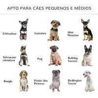 PawHut Cama Elevada para Cães Pequenos Médios Cama para Animais de Estimação com Tecido de Malha Respirável Estrutura Curvada de Aço para Interior e Exterior 110x60x20cm Cinza(m-6)