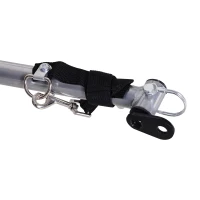 HOMCOM Transportaanhanger fietsaanhanger fiets opvouwbaar CargoTrailer grijs(m-4)