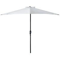 Outsunny aluminium parasol halfrond | Aosom.nl(m-1)
