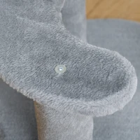 PawHut Kattenboom klimboom speelboom kattenbed kattenkrabboom grijs(m-8)