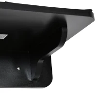 PawHut Árvore para Gatos de Parede com 3 Plataformas Almofada Removível e 2 Postes de Arranhar de Juta Torre para Escalar 63x28x93,5cm Preto e Bege(m-7)