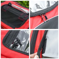 HOMCOM 3-in-1 jogger kinderaanhanger fietsaanhanger(m-9)