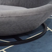 Sofa dla psa w kształcie miski z miękkim obiciem legowisko dla psa sofa dla kota kolor szary(m-8)