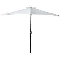 Outsunny aluminium parasol halfrond | Aosom.nl(m-4)