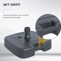 Stojak podstawa parasola ogrodowego do wypełnienia do 30 kg Outsunny(m-7)