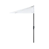 Outsunny aluminium parasol halfrond | Aosom.nl(m-7)
