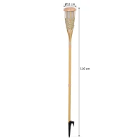 Outsunny® Solarleuchte Gartenlicht 2er-Set Lampe Flamme 36 LEDs Wasserdicht ABS Ø12 x 116 cm(m-3)