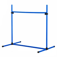 PawHut set din 4 obstacole pentru caini reglabile pe inaltime, 99x71x95, albastru(m-11)