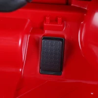 HOMCOM Coche Eléctrico para Niño 3+ Años Audi R8 con Mando a Distancia MP3 USB Luces y Sonidos Apertura de Puerta 123x71x49cm Carga 30kg Color Rojo(m-9)