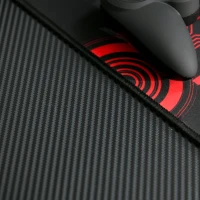 HOMCOM Racing Gaming Desk Carbon Fiber Style Computer Table with Elevated Monitor Shelf, Headphone Hook and Cup Holder, Black(m-8)