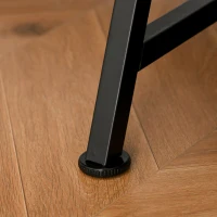 HOMCOM Racing Gaming Desk Carbon Fiber Style Computer Table with Elevated Monitor Shelf, Headphone Hook and Cup Holder, Black(m-11)