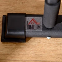 HOMCOM uchwyty do pompek zestaw 2 szt. antypoślizgowe podpórki do pompek do ćwiczeń mięśni i treningu siłowego stal | Aosom(m-9)