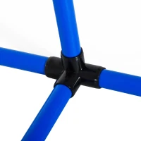 PawHut set din 4 obstacole pentru caini reglabile pe inaltime, 99x71x95, albastru(m-9)