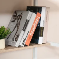 HOMCOM biurko industrialny design kolor czarny metal(m-7)