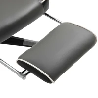 Vinsetto Gaming Chair Ergonomic Recliner w/ Thick Padding Footrest Headrest Lumbar Pillow 5 Wheels Racing Swivel Height Adjustable Home Office Chair Grey(m-10)