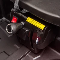 Masina Electrica pentru Copii de 3-8 Ani HOMCOM, Quad Electric Mini, Rosu si Negru(m-12)