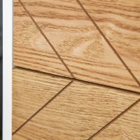 HOMCOM Comodino Camera da Letto Moderno, Comodino Cameretta con 2 Cassetti Ampio Piano, Legno, 40x30x55.5 cm(m-9)