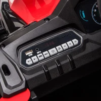 Masina Electrica pentru Copii de 3-8 Ani HOMCOM, Quad Electric Mini, Rosu si Negru(m-10)