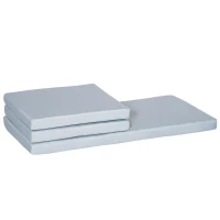 Outsunny 3 PCs Outdoor Seat Cushion for Rattan Furniture, Garden Furniture Cushions, Grey(m-12)