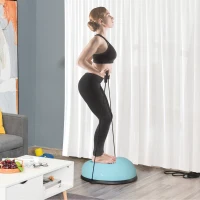 Balon do Jogii HOMCOM z Linami Treningowymi - Jasnoniebieski(m-2)