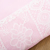 Outsunny Scaun pentru leagan pentru copii din tesatura si lemn, 40x40x180cm, Roz(m-7)