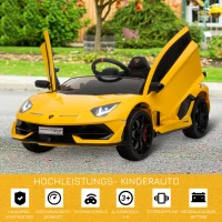 HOMCOM Licencjonowany Elektryczny Pojazd Lamborghini SVJ dla Dzieci 12V(m-4)