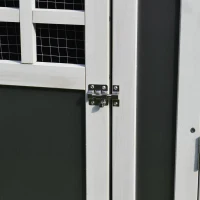 PawHut Kurnik domek dla kur odpowiedni dla 2-4 kur z budką lęgową pojemnik na jajka jodła(m-8)