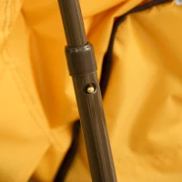 HOMCOM Campingstuhl für Kinder, Moonchair für Kinder, niedliches Design, Gelb(m-8)