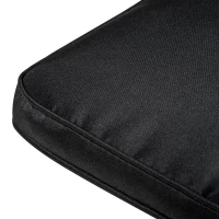 Outsunny Set of 6 Pcs Chair Cushion, 42Lx42Wx5T cm-Black(m-9)