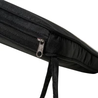 Outsunny Set of 6 Pcs Chair Cushion, 42Lx42Wx5T cm-Black(m-10)