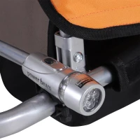 HOMCOM PRZYCZEPKA DO ROWERU JOGGER 2w1 OBROTOWA 360° POMARAŃCZOWA(m-7)