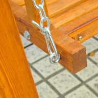 Outsunny Hollywoodschommel tuinschommel bank schommel 2-zitter lariks 240 kg(m-9)