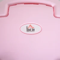 HOMCOM babytoilet kinderpotje kindertoilet voor 6-72 maanden, kunststof roze(m-8)