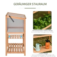 Massief houten kas van Outsunny(m-7)