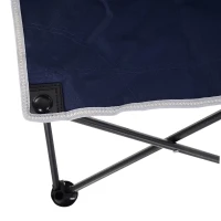Outsunny Oxford Cloth 4-Seater Camping Table & Chair Set Blue(m-8)