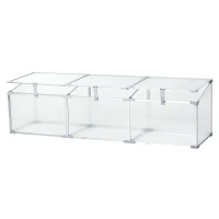Outsunny® aluminium kas koude kas kweekkas kweken plantenkas 3 afzonderlijke kantelramen PC 180 x 51 x 51 cm | Aosom.de(m-11)