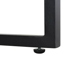 Outsunny 9 PCs Rattan Dining Cube Set Outdoor Patio Furniture PE Rattan Wicker Dining Set w/ 4 Armchair,4 Foot Stool,Grey Cushion(m-9)