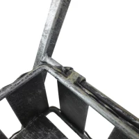 Outsunny Ghiveci de Gradina pe 3 Niveluri cu Roti, Argintiu,53 x 39 x 79 cm(m-11)