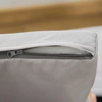 Domek dla psa rattanowy ze składanym dachem PE-Rattan brązowy + biały Pawhut(m-8)