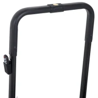 HOMCOM Elektrische loopband met LCD-display inklapbare fitnessapparaat 1-6 km/u staal(m-6)