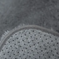 HOMCOM Grey Fluffy Rug, Shaggy Area Rugs Carpet for Living Room, Bedroom, Dining Room, 120x200 cm(m-9)