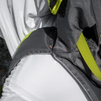 HOMCOM Mochila Portabebés Plegable Portador de Bebé Ergonómica con Capota Desmontable para 6-36 Meses 33x31x120 cm Gris(m-8)