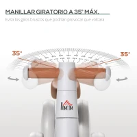 HOMCOM Bicicleta sin Pedales para Niños de 1-3 Años Bicicleta de Equilibrio con 4 Ruedas Ligeras Correpasillos Infantil 60x24x37 cm Marrón(m-7)