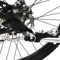 HOMCOM przyczepka rowerowa dzieci 2 dzieci z chorągiewką ochrona przed deszczem przewiewna stal pomarańczowa 142 x 85 x 105 cm(m-9)