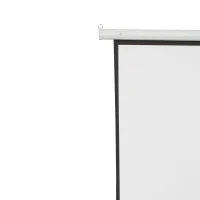 Homcom Ecran Proiector 120” – Motorizat, Alb, Ideal Home Cinema(m-9)